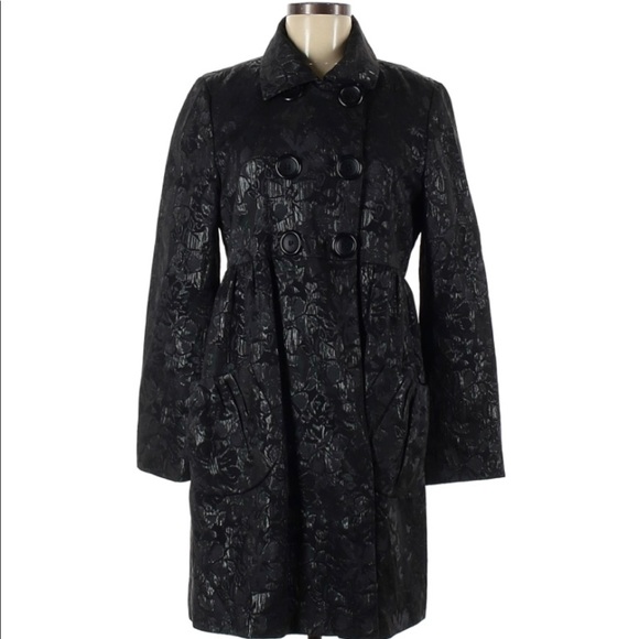 Simply Vera Vera Wang | Jackets & Coats | Simply Vera Vera Wang Black Floral Jacket Size Medium 